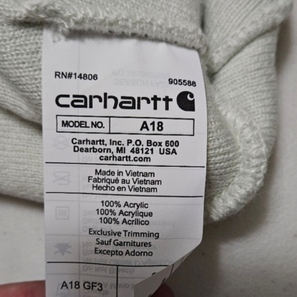 Carhartt Acrylic Watch Hat NWT - Picture 3 of 4